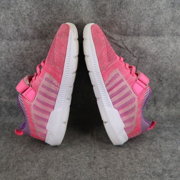 Mayzero Shoes Kids 4 Athletic Trainers Walking Casual Pink Purple Active Sneaker - Picture 9 of 13